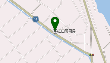 江口簡易郵便局の地図画像