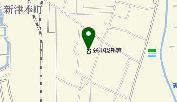新津税務署の地図画像