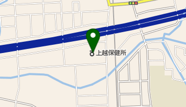 上越地域振興局健康福祉環境部の地図画像