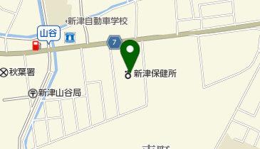新潟地域振興局新津支局健康福祉環境部の地図画像