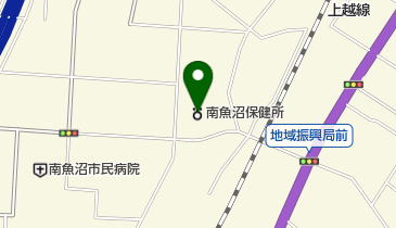 南魚沼地域振興局健康福祉環境部の地図画像
