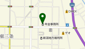 三条年金事務所の地図画像