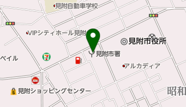 見附市消防本部の地図画像