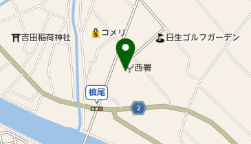 新潟市西消防署の地図画像