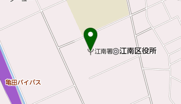 新潟市江南消防署の地図画像