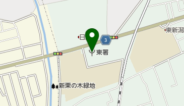 新潟市東消防署の地図画像