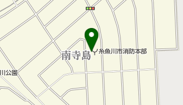 糸魚川市消防署の地図画像