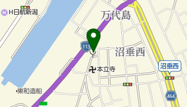 新潟市中央消防署沼垂出張所の地図画像