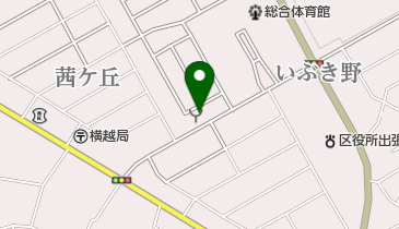 江南消防署横越出張所の地図画像