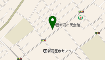 新潟市西消防署小針出張所の地図画像