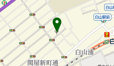 新潟市中央消防署白山浦出張所の地図画像