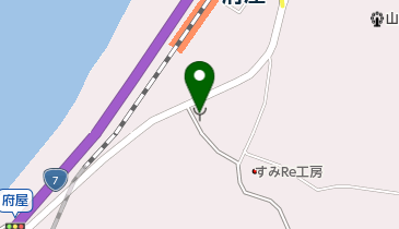 村上市消防署山北分署の地図画像