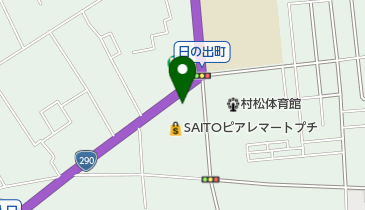 五泉市消防署村松分署の地図画像