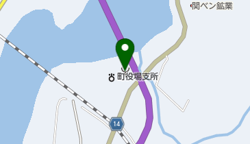 阿賀町消防署三川分遣所の地図画像