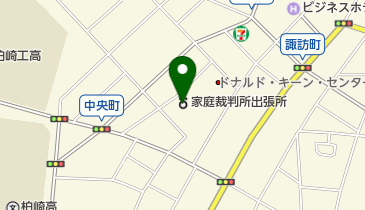 柏崎簡易裁判所の地図画像