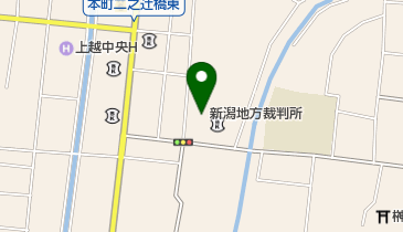 高田簡易裁判所の地図画像