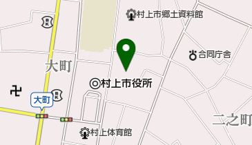 村上簡易裁判所の地図画像