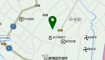 新潟家庭裁判所新発田支部の地図画像
