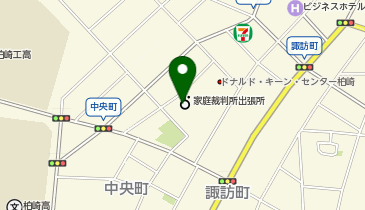 新潟家庭裁判所柏崎出張所の地図画像