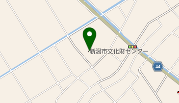 新潟市文化財センターの地図画像