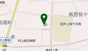 村上市立中央図書館の地図画像