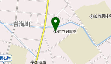 加茂市立図書館の地図画像