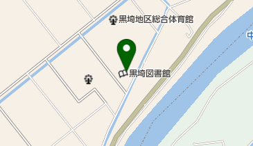 新潟市立黒埼図書館の地図画像