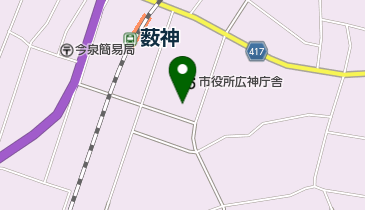 魚沼市立広神公民館図書室の地図画像