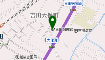 燕市立吉田図書館の地図画像