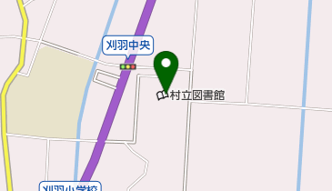 刈羽村立図書館の地図画像