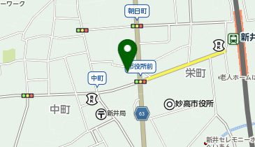 妙高市図書館の地図画像