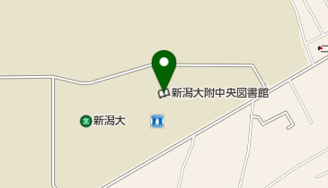 新潟大学附属図書館中央図書館の地図画像