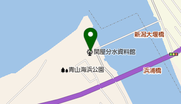 関屋分水資料館の地図画像