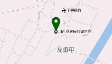 川西歴史民俗資料館の地図画像