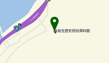 能生歴史民俗資料館の地図画像