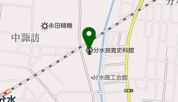 燕市分水良寛史料館の地図画像
