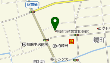 柏崎市産業文化会館の地図画像