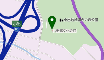 魚沼市響きの森文化会館の地図画像