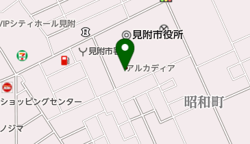 見附市文化ホールアルカディアの地図画像