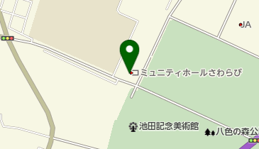 南魚沼市コミュニティホールさわらびの地図画像