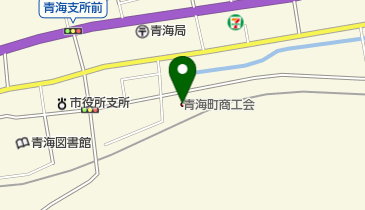 青海町商工会の地図画像