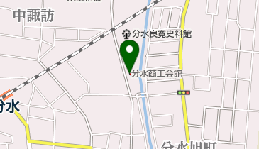 分水商工会館の地図画像