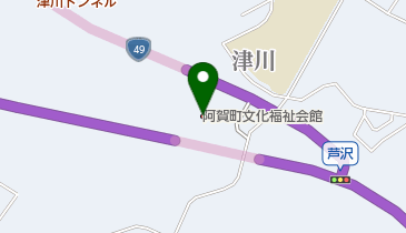 阿賀町文化福祉会館の地図画像