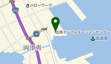 佐渡インフォメーションセンターの地図画像