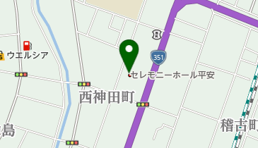 セレモニーホール平安の地図画像