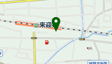 JAえちご中越虹のホールらいこうじの地図画像
