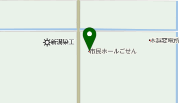 市民ホールごせんの地図画像
