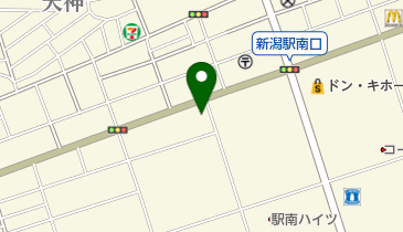 大光銀行新潟駅南支店の地図画像