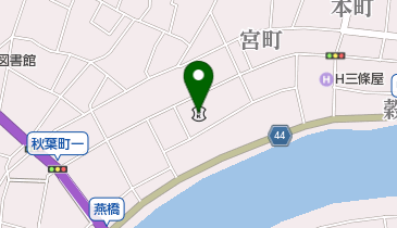 第四北越銀行燕支店の地図画像