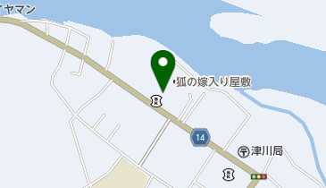 大光銀行津川支店の地図画像
